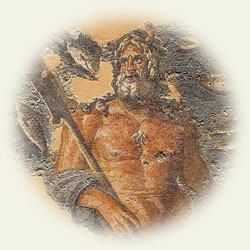 Mosaik med Okeanos