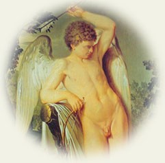 Naken Eros målning